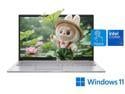 Asus Vivobook Business Laptop 15.6" FHD Touchscreen Intel Core 5 120U (Beat i7-1355U) Intel Graphics 16GB RAM 1TB SSD Backlit KB Wi-Fi 6 Bluetooth 5.2 Fingerprint Webcam HDMI Windows 11 Pro Silver