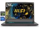 MSI Thin 15.6" FHD 144Hz Gaming Laptop NVIDIA GeForce RTX 4060 Intel Core i5-13420H (Beat i7-12650H) 64GB RAM 2TB SSD WiFi 6E Bluetooth 5.3 Backlit KB Webcam HDMI USB-C RJ45 Windows 11 Home Gray