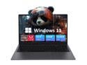 Auusda 15.6" Gaming Laptop w/AMD Ryzen 7 5825U up to 4.5GHz, 16GB DDR4 RAM Dual Channel SODIMM×2, 512GB NVMe SSD, Windows 11 Pro Computer, Backlit Keyboard, Fingerprint Unlock, Webcam Switch, Gray