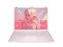Auusda 14.1" Windows 11 Pro Laptop, 16GB RAM 512GB SSD, Intel Celeron N5105 CPU Home Computer, 2K Display Screen, Backlight, Fingerprint, Webcam Switch, Type-C, Pink