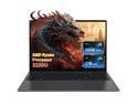 Auusda 16" Business Laptop, Windows 11 Pro Laptop Computer, AMD Ryzen 3250U, 16GB RAM 1TB SSD, Backlight Keyboard, Fingerprint Reader, Webcam Switchprotect, USB-C, Gray