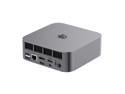 Beelink SER8 Mini PC,AMD Ryzen 7 8845HS 8C/16T(up to 5.1GHz),32GB DDR5 RAM 1TB NVMe PCIE 4.0 SSD,Support 4K Triple Display,AMD Radeon 780M,Gray color