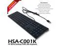 HP Smart Buy Wired 320K Slim Keyboard Black 108 Keys USB-A HSA-C001K L96909-001