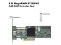 LSI MegaRAID 8708EM2 SAS RAID Controller PCIe x8 3Gb/s SATA/SAS 8-Port Internal RAID Card LSI00187