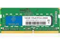 Rasalas 16GB DDR4 2666MHz (DDR4-2666) PC4-21300 (PC4-2666V) Non-ECC Unbuffered 1.2V CL19 1Rx8 1X16GB Single Rank 260 Pin Laptop RAM Upgrade