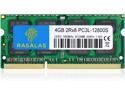 Rasalas 4GB DDR3 PC3-12800 DDR3 1600MHz SODIMM Memory Module PC3L 12800S DDR3 1600 2Rx8 1.35V CL11 Notebook RAM Memory Modules for Intel AMD and Mac Computers