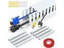 Open Slot Cable Management Raceway With Cover PVC Network Cable Hider Wall Wire Duct