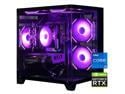 AOACE Gaming PC Desktop INTEL Core i5 14400F 2.5 GHz, NVIDIA RTX 4060 8G DLSS 3, 32GB DDR4 RAM 3200MHz,1TB NVMe PCIe4.0, Wi-Fi6E, Game Design Office console,Sea View Room,Windows 11 Home 64-bit