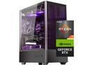 YEAH MAGIC Gaming Desktop, Ryzen 7 5700X, NVIDIA RTX 4060 ,32GB DDR4 RAM, 1TB M.2 NVMe SSD ,Windows 11 home,WIFI, Liquid Cooler , ARGB Fans , Pc for Gaming DesignOffice , Prebuilt Gaming Pc