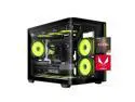 YEAH MAGIC Gaming PC AMD Ryzen 7 9700X Zen5 NVIDIA GeForce RTX 5060Ti 16GB 32GB 6000MHz DDR5 1TB NVME M.2 SSD 360MM AIO Liquid Cooling WiFi/AC Windows 11 Home Full Clear-Side Desktop PC