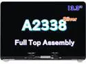 13" Screen Replacement for MacBook Pro M1 2020 M2 2022 A2338 EMC 3578 EMC 8162 Display Full LCD Screen Complete Full Top Assembly Kit (Silver)