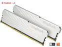 KingBank Computer Desktop Memory Ram DDR5 16GB(2x8GB) 6000MHz CL36 1.35V with Heatsink for Desktop Computer High Performance Gaming, silver