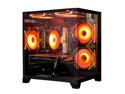 HZG Gaming Desktop Computer PC,AMD Ryzen 5 5600X,RX 6750GRE  32GB RAM and 1TB NVMe M.2 SSD, WiFi6E, ARGB Fan, Prebuilt Gaming PC Tower AMD Ryzen 5 5600X AMD Radeon RX 6750 GRE