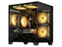 HZG Gaming Desktop Computer PC,Intel Core i5-13400F GeForce RTX 5060 8G 32GB RAM and 1TB NVMe M.2 SSD, WiFi6E, ARGB Fan, Prebuilt Gaming PC Tower