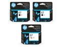 HP 67 Black, Tri-color Ink Cartridges (3-pack) | Works with DeskJet 1255, 2700, 4100 Series, ENVY 6000, 6400 Series