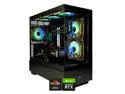Hyper Cyber Rage Y Gaming Desktop  AMD Ryzen 5 9600X,  NVIDIA GeForce RTX 5060 Ti 16Gb, 32GB DDR5, 1TB SSD, Windows 11 Home, VR Ready, RGB Lighting, WiFi, Ready to Use