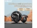 SOBAST open headset, ultra-comfortable, lightweight design, fit the ear, ergonomic earhooks, powerful bass, 36 hours of playback time, Bluetooth 5.3, application control, clear calls, wireless g Black
