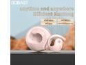 SOBAST open headphones, ultra-comfortable, lightweight design, fit in the ear, ergonomic earhooks, powerful bass, 36 hours of playback time, 5.3, app control, AI translation conversation,  Pink