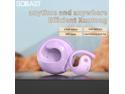 SOBAST open headset, ultra-comfortable, lightweight design, fit the ear, ergonomic earhooks, powerful bass, 36 hours of playback time,  5.3, application control, clear calls, wireless  Purple