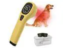 PUPCA Pet/Vet Therapy Device,Cold Laser Therapy Relieve Animal's Muscle Joint Pain,Portable Handheld Red Light Therapy Device,with 650nm and 808nm Wavelength,for Horses,Dogs,Cats and Others (Gold)