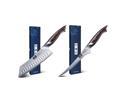 Hoshanho Two Piece Kitchen Knife Set in Japanese Steel AUS-10, High-Class Santoku knife 7 inch and filleting knife 7 inch Professional Cooking Knife, Non-slip Ultra Sharp Knife with Ergonomic Handle
