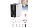Varon|2-in-1Oxygen Machine for Wellness Support :1-7L/min Adjustable Flow - Portable Oxygen Concentrator with Nebulizer Function, Dual Cylinder Compressor, 42dB Low Noise - AC110V 60Hz US Voltage