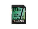 MIXAGE High Speed 512GB C10 UHS-II U3 V90 A1 SD Memory Card Read/Write Speed Up to 280/269MB/s For 4K/8K Video Recording 512GB