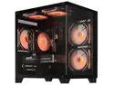 ALCPOK Gaming PC Desktop,AMD Ryzen 7 5700X 3.4GHz,RTX5060 8GB GDDR7 DLSS4,32GB DDR4 RAM 3200MHz,1TB NVME SSD,ARGB Cooling Fan,Supply WiFi Support Prebuilt Gaming Computer with
