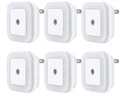ANKEI LED Night Light Lamp with Smart Sensor Dusk to Dawn Sensor, Daylight White, 0.5W Plug-in, 4-Pack ANKEI LED Night Light Lamp with Smart Sensor Dusk to Dawn Sensor, Daylight White, 0.5W Plug-in, 4-Pack