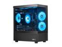 NINGMEI Gaming PC Desktop computer, AMD Ryzen 5 5600GT 6 core 3.6GHz (4.6GHz Turbo Boost), 16GB DDR4 RAM 3200MHz, 1TB Gen4 SSD, 550W PSU, Game Design Office Platform, Wi-Fi, Windows 11 Prebuilt PC