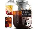 1 Gallon Cold Brew Coffee Maker - Glass Carafe With Fine Mesh Filter & Stainless Steel Spigot