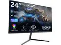 Sealan 24 inch FHD 1920x1080p Computer Gaming Monitor Built-in Speakers, 100Hz, 16:9 Aspect Ratio Ergonomic Tilt & VESA 75x75mm Compatible - Freesync, 1ms MPRT, Frameless 99% sRGB, HDR10, HDMI DP Port