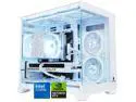 AODU Gaming Desktop PC-Windows11-Intel i5 13400F 2.5 GHz (4.6GHz Turbo)-GeForce RTX 5060 OC 8G DLSS 4-DDR4 32GB 3200MHz RMA-1TB M.2 NVMe SSD-650W PSU-panoramic PC case WiFi6 RGB Sync Gaming PC