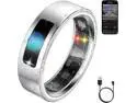 Smart Ring for Women Men, Bluetooth 5.4 Fitness Ring with Touch, Fitness Tracker with Vibration Reminder, IP68 Waterproof Ring with 6-Day Battery Life