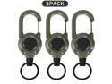 3 Pack Heavy Duty Retractable High Elastic Self Recoil Key Chain With Clip Ring Keychain Retractable Carabiner Car Key Chain with Badge Holder Retractable Keychain Carabiner Badge Holder Steel Wire Co 3 Pack Heavy Duty Retractable High Elastic Self Recoil Key Chain With Clip Ring Keychain Retractable Carabiner Car Key Chain with Badge Holder Retractable Keychain Carabiner Badge Holder Steel Wire Co