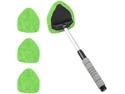 Car Windshield Cleaning Tool, Car Windshield Window Cleaner, Car Window Detailing Cleaning Kit, Extendable Handle and 4 Upgraded Reusable Microfiber Pads, Glass Wiper Brush Kit for Car&Home Green Car Windshield Cleaning Tool, Car Windshield Window Cleaner, Car Window Detailing Cleaning Kit, Extendable Handle and 4 Upgraded Reusable Microfiber Pads, Glass Wiper Brush Kit for Car&Home Green