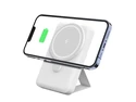 Idealforce Wireless Power Bank, 10,000mAh MagSafe Magnetic Portable Charger With Foldable Stand 15W USB C, 15W Fast Charging External Battery Pack for iPhone 17/16/15/14/13/12 Series, White Idealforce Wireless Power Bank, 10,000mAh MagSafe Magnetic Portable Charger With Foldable Stand 15W USB C, 15W Fast Charging External Battery Pack for iPhone 17/16/15/14/13/12 Series, White