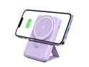 Idealforce 5000mAh MagSafe Foldable Magnetic Power Bank for iPhone 17/16/15/14 Pro Max - Wireless Portable Charger Battery Pack, Fast Charging External Cell Phone Accessory, Black Purple Idealforce 5000mAh MagSafe Foldable Magnetic Power Bank for iPhone 17/16/15/14 Pro Max - Wireless Portable Charger Battery Pack, Fast Charging External Cell Phone Accessory, Black Purple