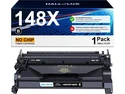 148X Toner Cartridge Replacement for HP 148A Toner Cartridge, W1480X Toner Compatible for HP Laserjet Pro 4001dwe 4001dn 4001dne 4001n 4001ne MFP 4101fdw 4101fdwe 4101fdn 4101fdne (1 Black No Chip) 148X Toner Cartridge Replacement for HP 148A Toner Cartridge, W1480X Toner Compatible for HP Laserjet Pro 4001dwe 4001dn 4001dne 4001n 4001ne MFP 4101fdw 4101fdwe 4101fdn 4101fdne (1 Black No Chip)