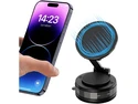 Vacuum Magnetic Car Phone Holder, 360° Adjustable Vehicle Dashboard Cell Phone Mount with Suction Cup, Foldable Automotive Windshield Smartphone Holder, Universal for SUV RV Truck Vacuum Magnetic Car Phone Holder, 360° Adjustable Vehicle Dashboard Cell Phone Mount with Suction Cup, Foldable Automotive Windshield Smartphone Holder, Universal for SUV RV Truck