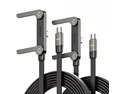 2 Pack 5Ft 240W USB C to USB C Ultra Fast Charging Cable with Invisible Stand Flat Phone Charger 90 Degree Right Angle Plug T Shaped Foldable Stand Multi Functional Cord Black 2 Pack 5Ft 240W USB C to USB C Ultra Fast Charging Cable with Invisible Stand Flat Phone Charger 90 Degree Right Angle Plug T Shaped Foldable Stand Multi Functional Cord Black