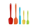 5 Pieces Silicone Spatula Set BPA Free Non Stick Rubber Spatula Heat Resistant Set Ideal for Baking Cooking Mixing Dishwasher Safe Kitchen Tools Multicolor 5 Pieces Silicone Spatula Set BPA Free Non Stick Rubber Spatula Heat Resistant Set Ideal for Baking Cooking Mixing Dishwasher Safe Kitchen Tools Multicolor