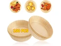 100-Pack 6.3-Inch Air Fryer Disposable Paper Liners - Non-Stick Parchment Liners for Air Fryer, Grease-Proof Baking Cups, Easy Cleanup Kitchen Accessories 100-Pack 6.3-Inch Air Fryer Disposable Paper Liners - Non-Stick Parchment Liners for Air Fryer, Grease-Proof Baking Cups, Easy Cleanup Kitchen Accessories
