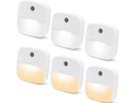 Ankei 6Pack Night Light Plug in, LED Nightlights Smart Dusk to Dawn Sensor, Plug into Wall Nightlights Suitable for Bedroom, Bathroom, Hallway, Kitchen, Stairs, Kids Room,3pcs Warm White & 3pcs White Ankei 6Pack Night Light Plug in, LED Nightlights Smart Dusk to Dawn Sensor, Plug into Wall Nightlights Suitable for Bedroom, Bathroom, Hallway, Kitchen, Stairs, Kids Room,3pcs Warm White & 3pcs White