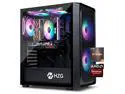 HZG M500 Prebuilt Gaming Desktop PC - AMD Ryzen 5 5600, Radeon RX 6600 8GB, 16GB DDR4 RAM, 1TB NVMe SSD, Wi-Fi 6, ARGB Cooling, Windows 11 HZG M500 Prebuilt Gaming Desktop PC - AMD Ryzen 5 5600, Radeon RX 6600 8GB, 16GB DDR4 RAM, 1TB NVMe SSD, Wi-Fi 6, ARGB Cooling, Windows 11