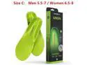Universal high arch support Superfeet Green insoles - Size C: Men's 5.5 - 7 sizes / Women's 6.5 - 8 sizes Universal high arch support Superfeet Green insoles - Size C: Men's 5.5 - 7 sizes / Women's 6.5 - 8 sizes