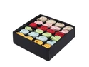 Foldable Storage Cubes Drawer Underwear Organizer Dividers under Cabinet Organizer 24-Cell Fabric Storage Boxes for Lingerie,Socks,Ties Black Foldable Storage Cubes Drawer Underwear Organizer Dividers under Cabinet Organizer 24-Cell Fabric Storage Boxes for Lingerie,Socks,Ties Black