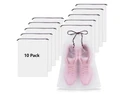 Waterproof Shoe Bags for Travel - 15.7x11.8 Inches Drawstring Bags Organizers (10 Pack), Clear Waterproof Bag Travel Essentials for Men & Women, Shoe Bags for Storage (Packing, Gym, Luggage Storage) Waterproof Shoe Bags for Travel - 15.7x11.8 Inches Drawstring Bags Organizers (10 Pack), Clear Waterproof Bag Travel Essentials for Men & Women, Shoe Bags for Storage (Packing, Gym, Luggage Storage)