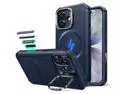 iPhone 17 Case Flex Stand, for MagSafe, Rugged, Blue | Camera Control, 7X Military-Grade Drop Protection, Magnetic Phone Case, Shock-Absorbing Rugged Cover, Dustproof Port Cover iPhone 17 Case Flex Stand, for MagSafe, Rugged, Blue | Camera Control, 7X Military-Grade Drop Protection, Magnetic Phone Case, Shock-Absorbing Rugged Cover, Dustproof Port Cover