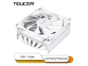 TEUCER UT45-6 45mm Low Profile CPU Cooler 4 Heat Pipes 130W TDP 92mm PWM Fan ITX SFF CPU Air Cooler TEUCER UT45-6 45mm Low Profile CPU Cooler 4 Heat Pipes 130W TDP 92mm PWM Fan ITX SFF CPU Air Cooler